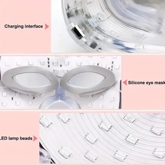 LED Face Mask 7 Colors Light Rejuvenation Facial Skin Care Mask (Rechargeable) - Picture 14 of 15